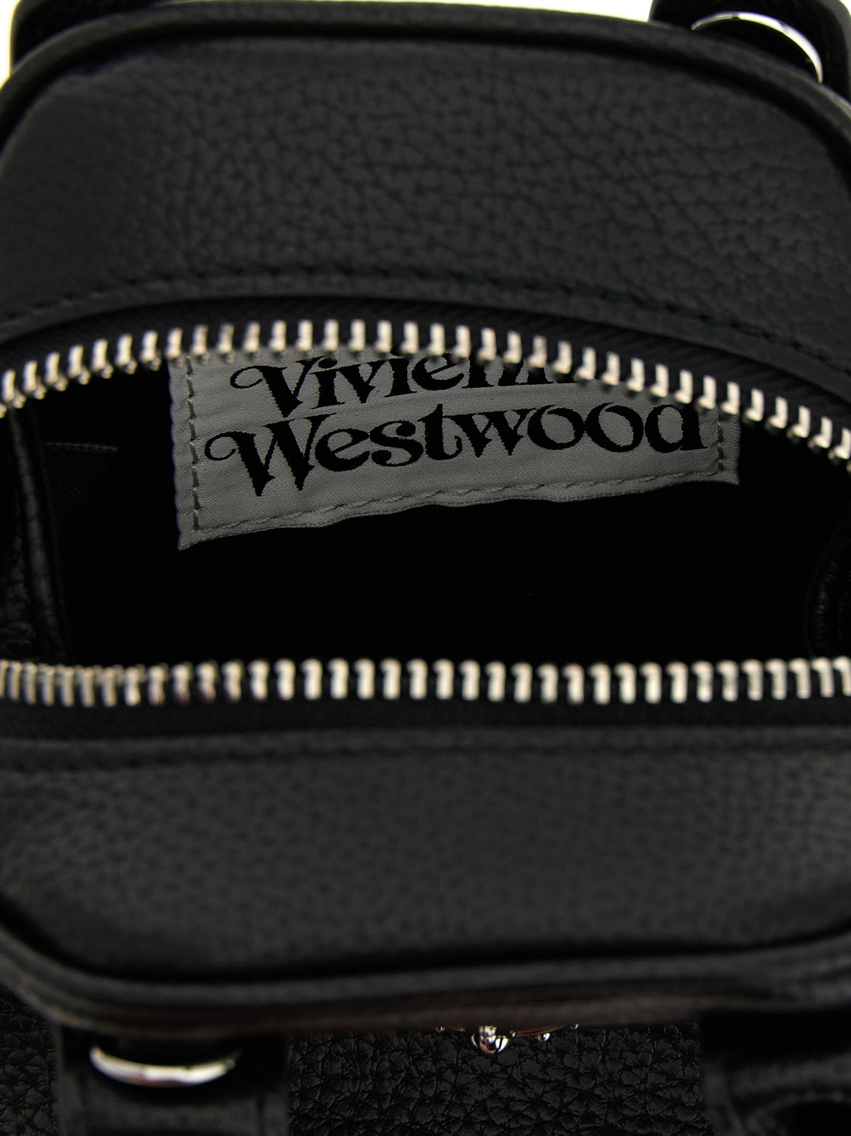Τσάντα χειρός Vivienne Westwood από μαύρο πολυαιθυλένιο