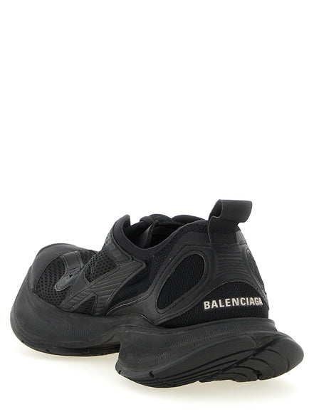 Balenciaga Black Polyester Athletic Sneakers