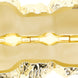 Valentino Garavani Gold Acetate Clutch Bag