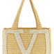 Valentino Garavani White Viscose Tote Bag