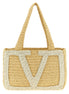 Valentino Garavani White Viscose Tote Bag