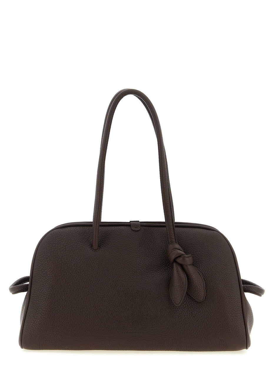 Jacquemus Brown Calfskin Shoulder Bag