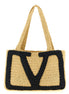 Valentino Garavani Beige Viscose Tote Bag