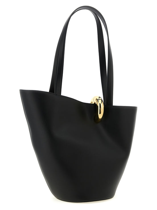 Jacquemus Black Cowhide Shoulder Bag
