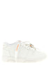 Off-White Orange Plastic Athletic Sneakers