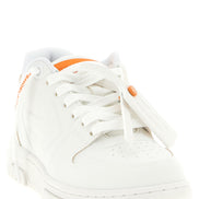 Off-White Orange Plastic Athletic Sneakers