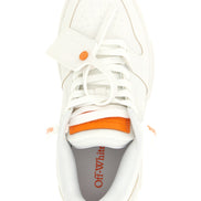Off-White Orange Plastic Athletic Sneakers