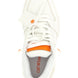 Off-White Orange Plastic Athletic Sneakers