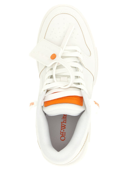 Off-White Orange Plastic Athletic Sneakers