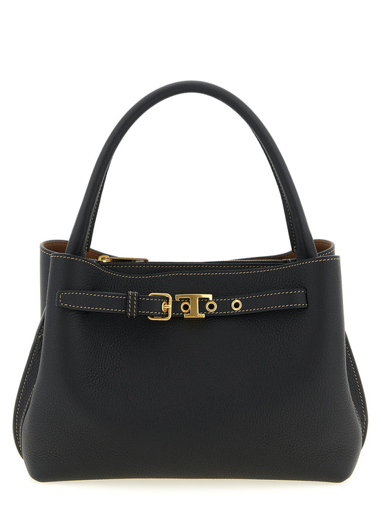 Tod's Black Calfskin Handbag