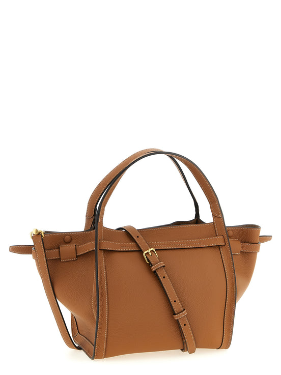 Tod's Brown Calfskin Tote Bag