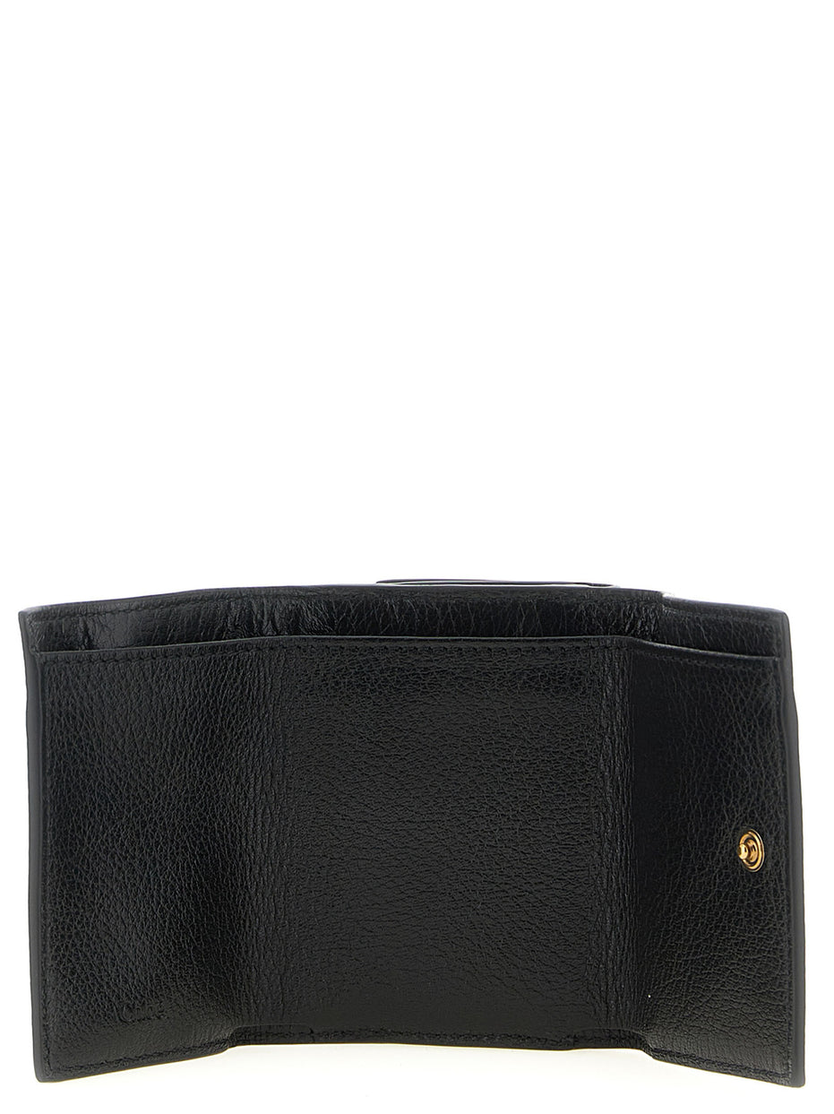 Chloé Black Buffalo Leather Cardholder