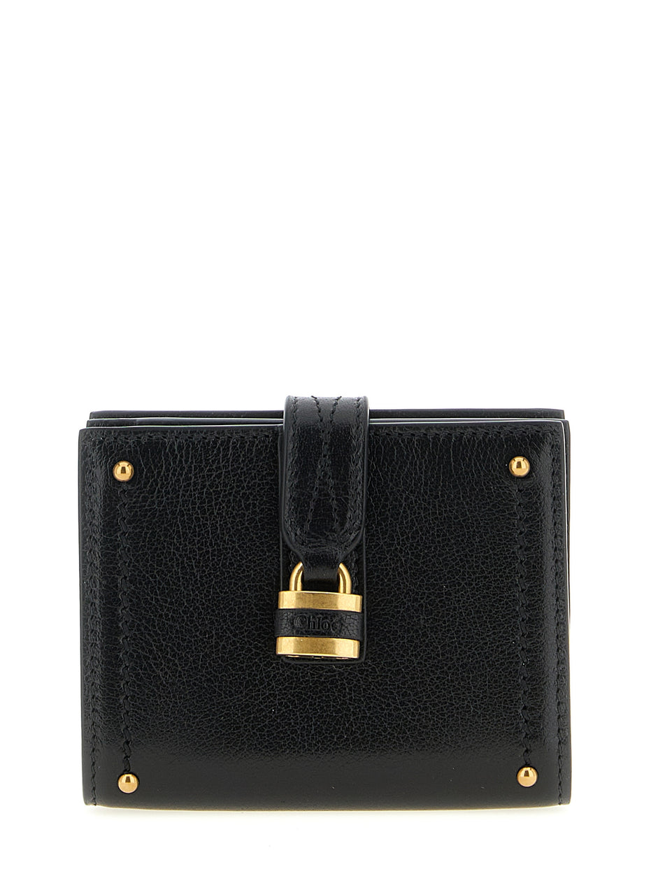 Chloé Black Buffalo Leather Cardholder