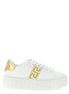 Versace Gold Nylon Platform Sneakers