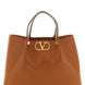 Valentino Garavani Brown Calfskin Tote Bag
