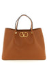 Valentino Garavani Brown Calfskin Tote Bag