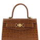Versace Brown Calfskin Handbag