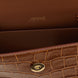 Versace Brown Calfskin Handbag