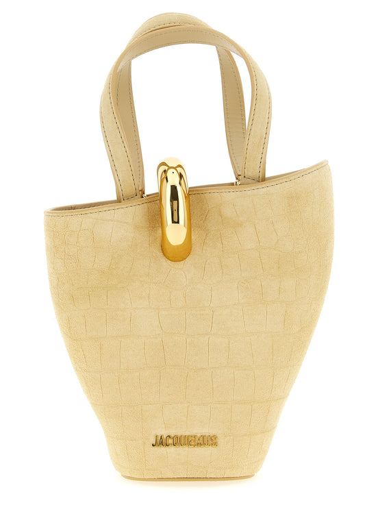 Jacquemus Beige Calfskin Handbag