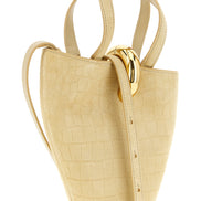 Jacquemus Beige Calfskin Handbag