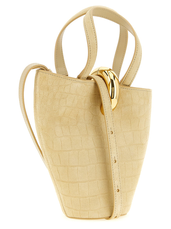 Jacquemus Beige Calfskin Handbag