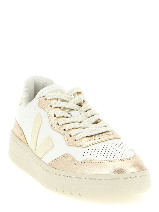 Veja Gold Genuine Leather Low Top Sneakers