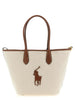 Polo Ralph Lauren Brown Cotton Tote Bag