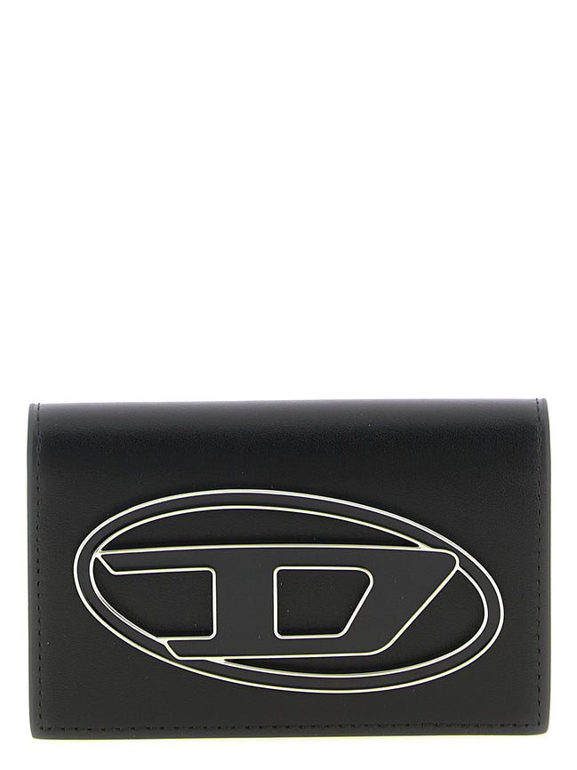 Diesel Black Leather Cardholder