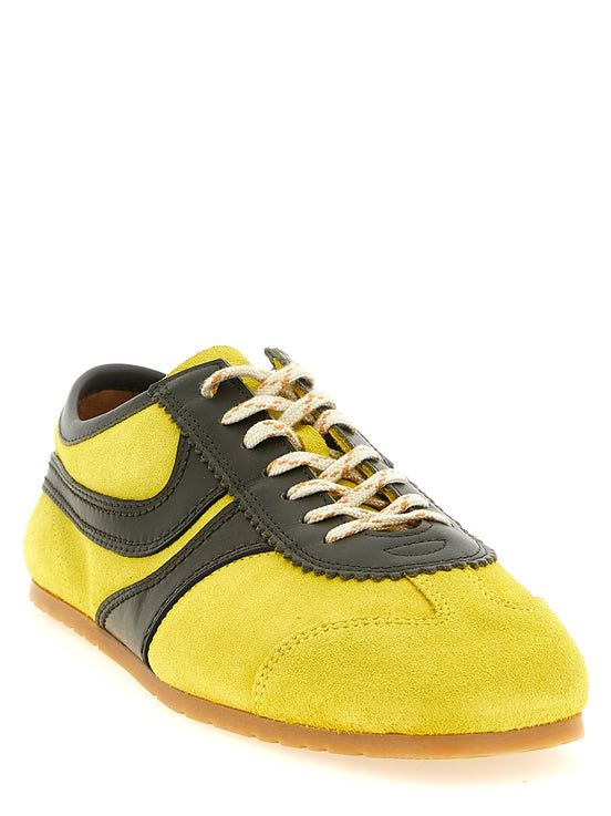 Dries Van Noten Bicolor Calfskin Sneakers