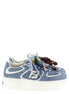 Fendi Blue Calfskin Platform Sneakers