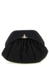 Vivienne Westwood Black Viscose Clutch Bag
