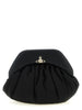 Vivienne Westwood Black Viscose Clutch Bag