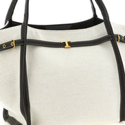 Tod's Multicolor Linen Tote Bag