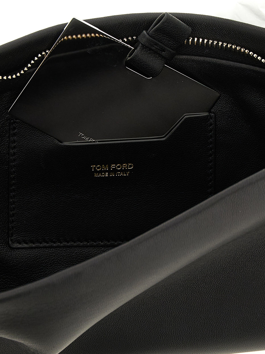 Tom Ford Black Lambskin Clutch Bag