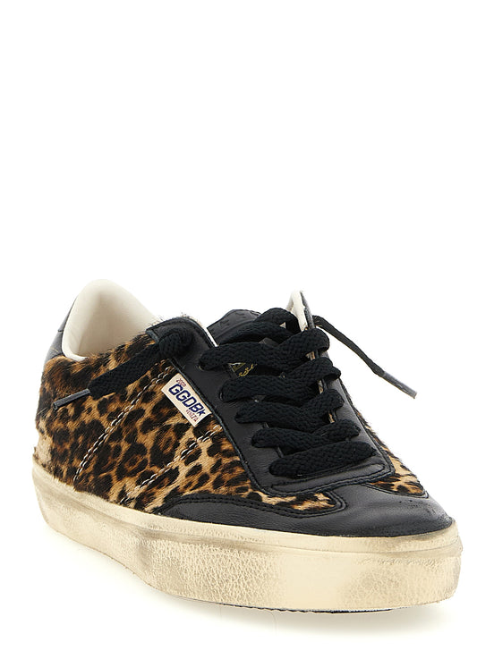 Πολύχρωμα χαμηλά sneakers Golden Goose από δέρμα αγελάδας  