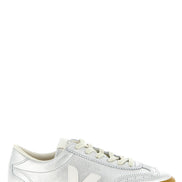 Veja Silver Genuine Leather Sneakers