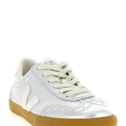 Veja Silver Genuine Leather Sneakers