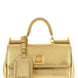 Dolce & Gabbana Gold Calfskin Handbag