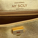 Dolce & Gabbana Gold Calfskin Handbag