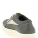 Rick Owens Gray Cowhide Low Top Sneakers