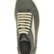 Rick Owens Gray Cowhide Low Top Sneakers