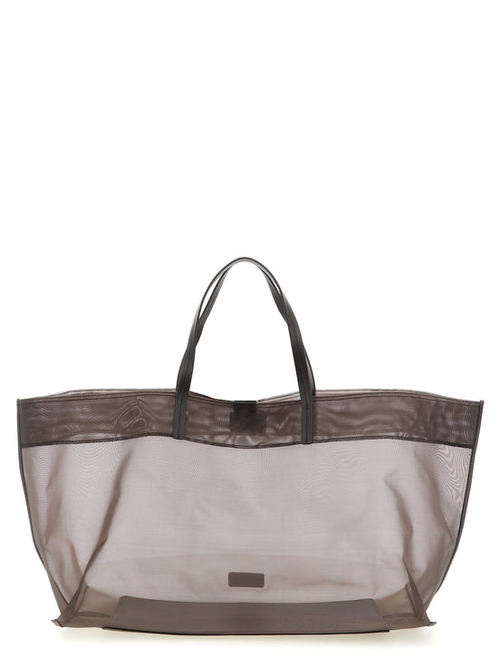 Staud Brown Polyamide Tote Bag
