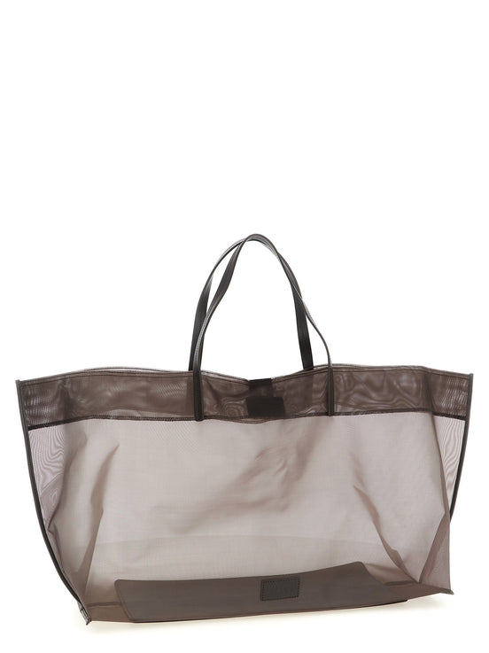 Staud Brown Polyamide Tote Bag