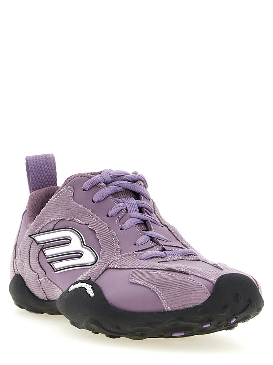 Balenciaga Purple Polyester Athletic Sneakers