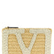Valentino Garavani White Viscose Clutch Bag