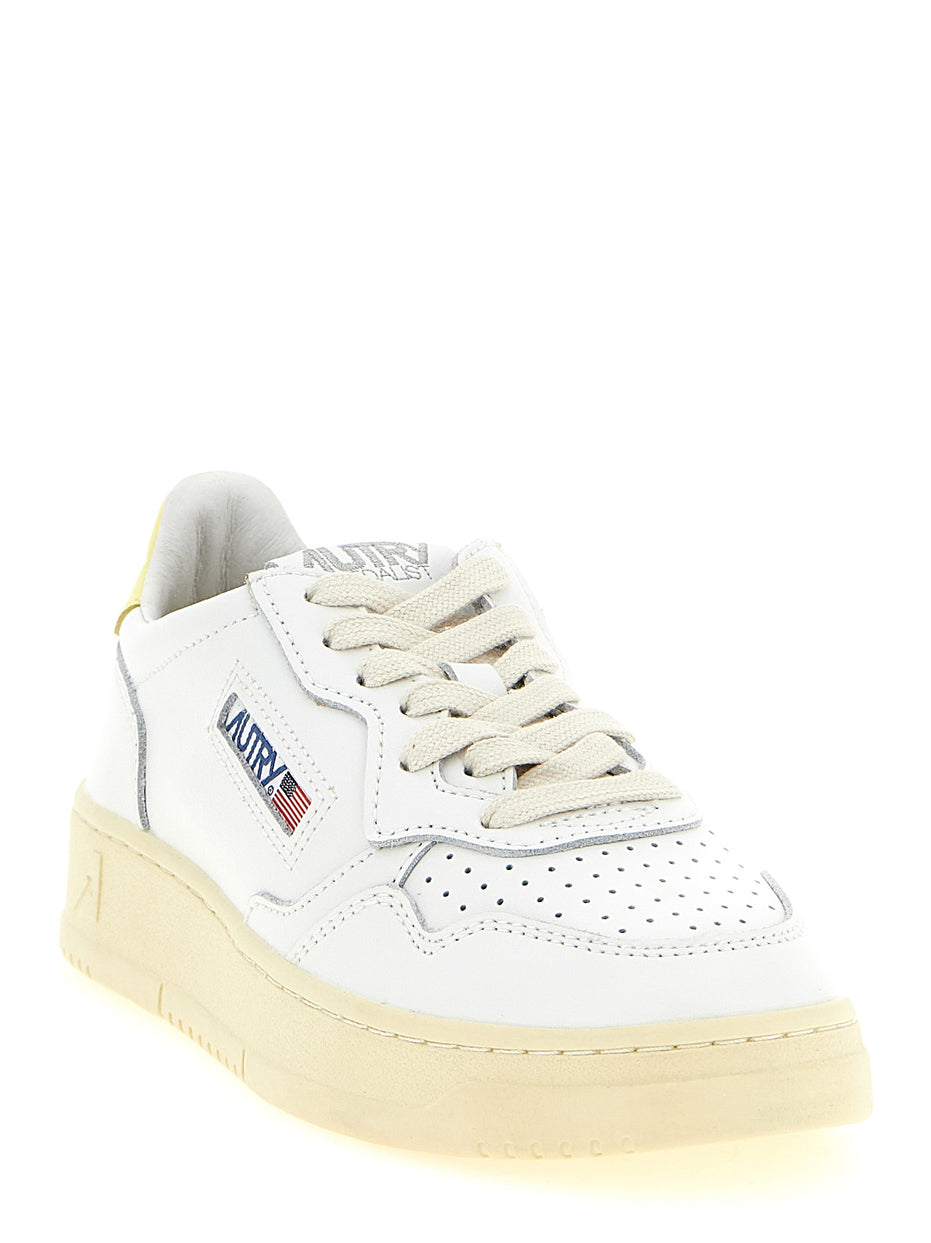 Autry Bicolor Cowhide Low Top Sneakers