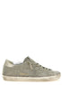Golden Goose Gray Cowhide Low Top Sneakers
