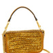 Valentino Garavani Gold Viscose Shoulder Bag