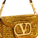 Valentino Garavani Gold Viscose Shoulder Bag
