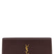 Saint Laurent Bordeaux Calfskin Clutch Bag